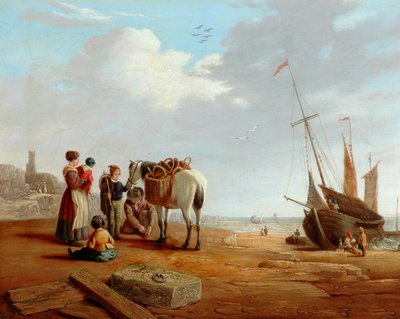 Italian Coast Scene by Clarkson Frederick Stanfield